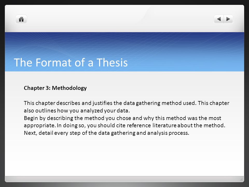 Thesis chapter 3 contents